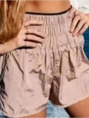Free People FP Movement The Way Home Shorts Lined Light Lavender High Waist-XS